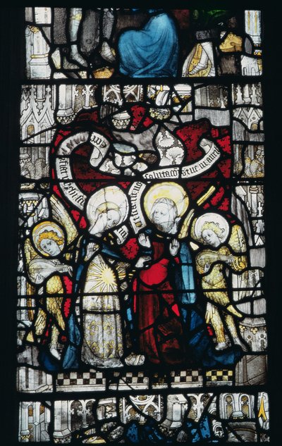 Window depicting the Visitation by English School